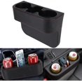 thumbnail image 1 of WABJTAM Car Cup Holder, Car Filler Organizer with Leather Cover, Car Seat Organizer Cup Holder for Drink Cup Bottle Phones Wallet, 1 of 5