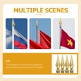 thumbnail image 3 of 4 piezas de cabezas de bandera para asta de bandera, para exteriores e interiores., 3 of 5