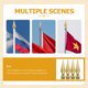 thumbnail image 5 of Cabezales de bandera de 4pcs cabezales de la bandera de bandera cabezales de la bandera toppers para exteriores al aire libre, 5 of 6