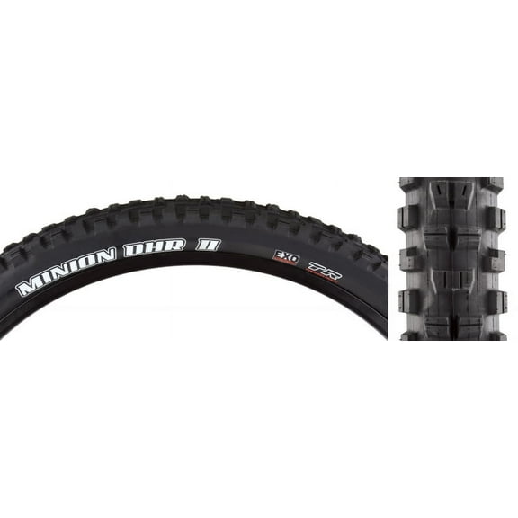 Maxxis Minion Dhr II Mountain Bike Tubeless Tire 29" x 2.30", Black