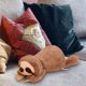 thumbnail image 1 of Almohada de peluche de animales, cojín de juguete de peluche, almohada para decoración de sala de estar, juguete de peluche de Animal suave para niños Ranura, 1 of 10