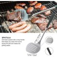 thumbnail image 4 of 8 piezas Bbq Grill Set de herramientas. Tenedor de acero inoxidable extra grueso, espátula, pinzas y cepillo de limpieza-Accesorios completos de parrilla estilo golf con calor largo-re Feliz Sencillez, 4 of 5