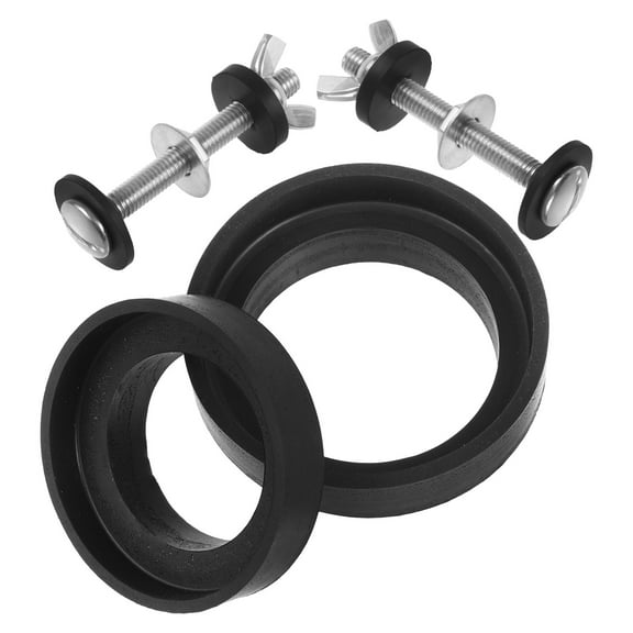 WHAMVOX  Toilet Tank Bolts and Rubber Gaskets Seal Replacement Round