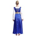 thumbnail image 4 of Miaeowve Robe Maxi Sans Manches pour Femmes Costume de Danse de Louange Tunique de Danse Liturgique d'Église Bleu P, 4 of 7