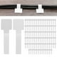 thumbnail image 1 of Uxcell 100-Pack Ataduras de Cable de Gancho y Bucle, 3.5 x 1.1 Pulgadas Organizador de Cables Autoadhesivo Ajustable para Escritorio [Blanco], 1 of 7
