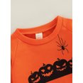 thumbnail image 4 of Halloween Bebé NiñOs NiñAs Jersey Calabaza ArañA Estampado Cuello Redondo Manga Larga Tops XBTCLXEBCO Naranja;3-4 Años, 4 of 6
