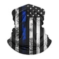 thumbnail image 2 of AWASD Star Stripe Print Neck Gaiter Face Mask for Men Women - UPF 30+ Sun Protection Breathable Headwear Fashion Fishing Neck Gaiter One Size Blue, 2 of 4