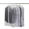5 Pack Large Clear Garment Bags Bedding Bags Storage Storing Blankets