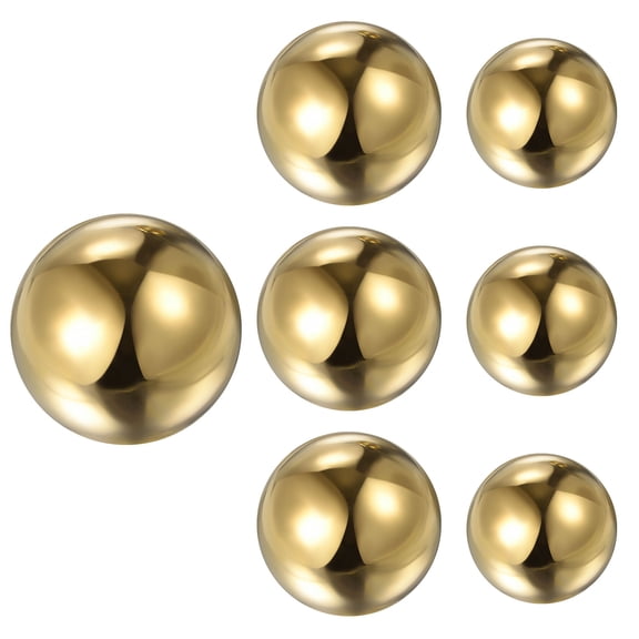Gold Gazing Ball Set 60mm 80mm 100mm Polished Hollow Ball, Stainless Steel Gazing Globe Mirror Ball