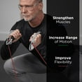 thumbnail image 2 of THERABAND Resistance Tubing, Soft Grip Handles, 48 IN, Red, Medium Thickness, 3.7 LBS Resistance, Level 3, 2 of 8