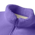 thumbnail image 6 of TFEOQRY Casual Jacket for Men Solid Color Zipper Overcoat with Pockets Long Sleeve Hoodless Outwear Purple, 6 of 7