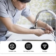 thumbnail image 4 of Kitchen Faucet Head Replacement, Angle Simple Kitchen Sink Faucet Parts, Pull Down Faucet Sprayer Head Nozzle, Stream Spray And Pause Mod, 4 of 9