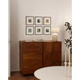 thumbnail image 6 of Haus and Hues Square Picture Frames 10x10 - Walnut Picture Frames set of 6, Square Frames 10x10 Frames, Walnut Frames 10 x 10 Frames, Gallery Wall Frame Set 10 x 10 Picture Frames Walnut Poster Frames, 6 of 6