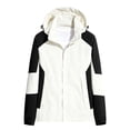 thumbnail image 5 of StSilkitty Men's Rain Jacket Color Block Long Sleeve Full Zip Windbreaker Waterproof Hooded Raincoat with Pockets, 5 of 9