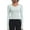 Gray, variant on tarylea Women's Yoga Tops Ribbed Knit Crew Neck Tops Slim Fitted Tops Long Sleeve Shirts Athletic Sports Tops