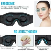 Bluetooth 5.4 Sleep Mask Headphones Wireless Eye Mask HD Stereo for Side Sleepers