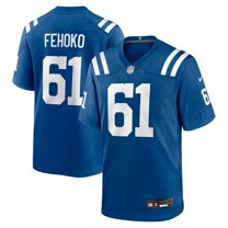 Men's Nike Viliami Fehoko  Royal Indianapolis Colts Team Game Jersey