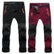 thumbnail image 1 of Pantalones de gran tamaño para hombres y mujeres, impermeables, resistentes al viento, para otoño e invierno, para deportes al aire libre, senderismo, pantalones largos de esquí gruesos de polar, 1 of 4