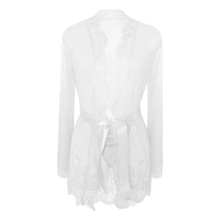 

Lingerie For Women Long Sleeve Lace Belt Lingerie Pajamas Sleepwear