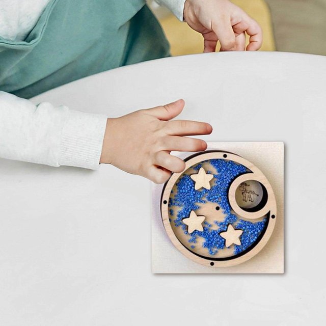 Busy Board DIY Material Travel Educational Learning Toy board Accessory Skill Developmental for Children Holiday Gifts Sand Table
