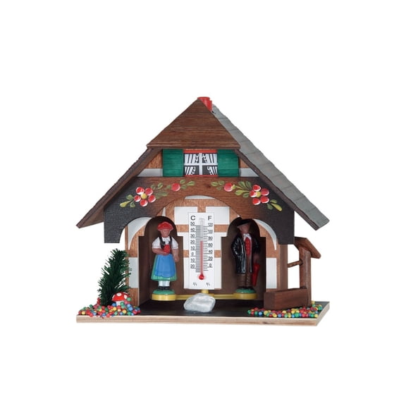Alexander Taron 5.5" Engstler Weather Detecting Weather House with Thermometer