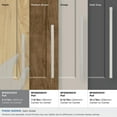 thumbnail image 7 of Amerock Monument 6-5/16 inch Center-to-Center Satin Nickel Cabinet Pull, 10 Pack, 7 of 7