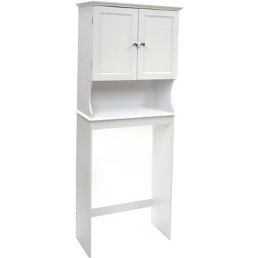 Redmon Double Door Space Saver 23.75W x 8.75D x 62.00H, Full Side Panel, White