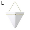 thumbnail image 1 of CAROOTU Simple Container Iron Vases Ceramic Self Water-Absorbing Planter Nordic Succulent Plant Wall Mounted, 1 of 6