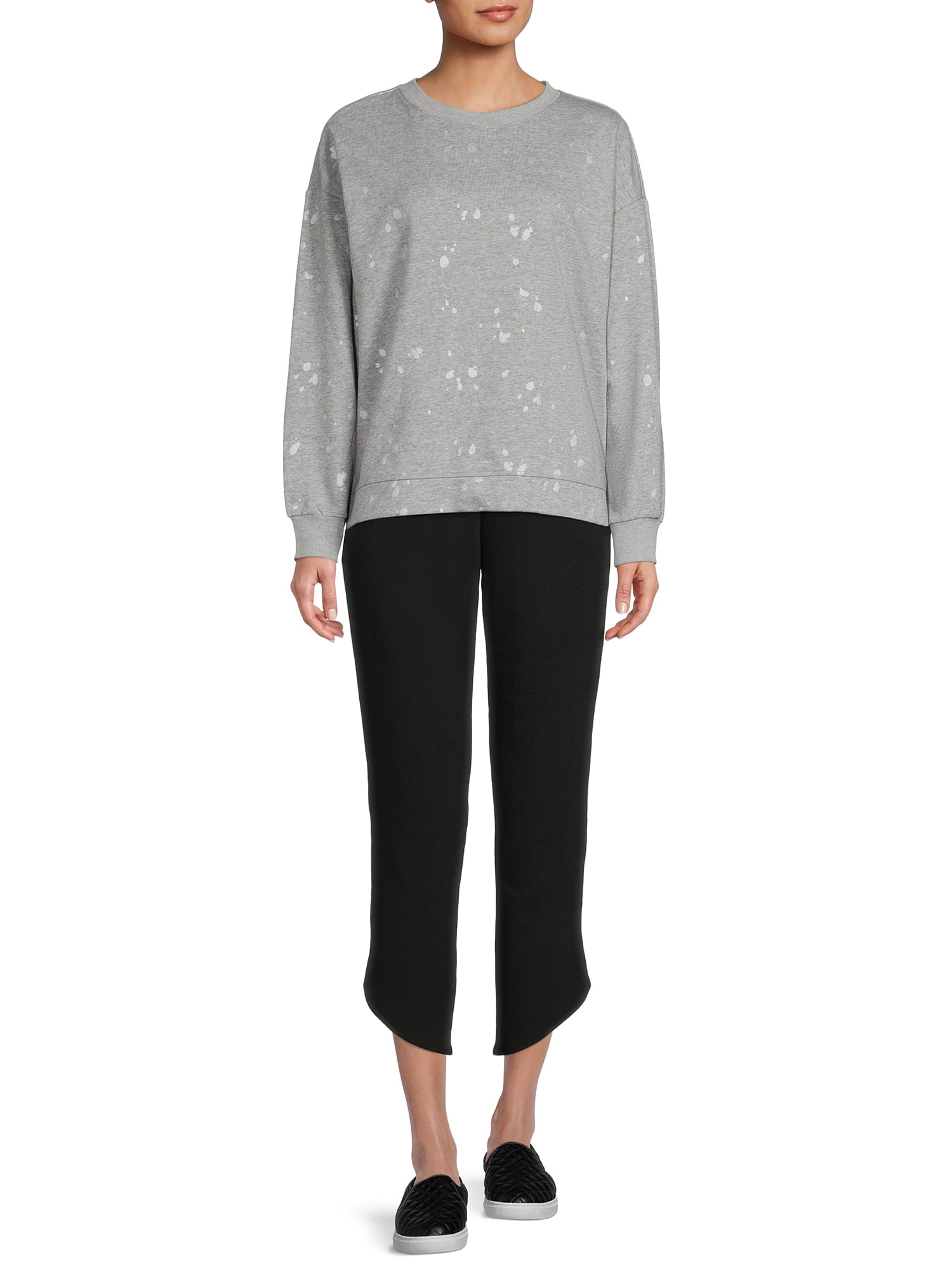 Time and Tru Women's Dolphin Hem Joggers