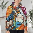 thumbnail image 3 of Adventure Time Kids Hoodie Cozy Hooded Sweatshirt Long Sleeve Sweater Tops Pullover Hoodies Boys Girls 12-14Y, 3 of 8