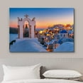 thumbnail image 3 of wall26 Canvas Print Wall Art Duotone Sunset Dusk Over Santorini Greece Nature Wilderness Photography Realism Rustic Scenic Landscape Earth Panorama for Living Room, Bedroom, Office - 16&quot;x24&quot, 3 of 5