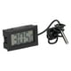 thumbnail image 3 of Digital Electronic Temperature Gauge Black ABS LCD Thermometer with External Probe, 3 of 5