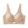 thumbnail image 4 of Bixock Wireless Sports Bras for Women Solid Color Side Coverage Support Underarm Containment for Fitness Activity Wear Bra, 4 of 5