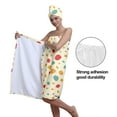 thumbnail image 5 of Colevkie Women 2 Pcs Soft Bath Wrap Set Bath Towel & Hair Drying Cap Quick Drying Adjustable Beach Towel Shower Cap Polyester for Bathroom Sauna Spa Printed Abstract Style Pattern, 5 of 8