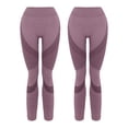 thumbnail image 3 of 2Pc Anti Celsior Cellulite 3D Leggings Womens Tummy Control Compression Pants Lightweight Slim Fit Pants High Waisted Leggings Sculpting Yoga Fitness Pants No Front Seam Breathable Skin-Friendly S-L, 3 of 3