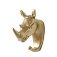 thumbnail image 2 of Gold Animal Wall Hook / Single Hooks / Coat Racks Animal Shape Coat Hooks,Home Living Room Bedroom Crafts Decorative Gifts Hanging Clothes Towels Jewelry Keys Coat Racks 6.49x6.29x2.55 in, 2 of 7