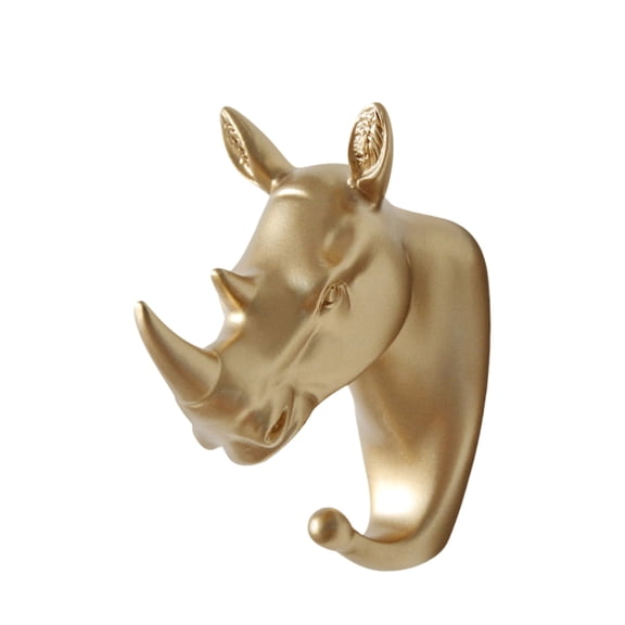 Fasiaou Animal Head Hooks / Single Hooks / Coat Racks Animal Shape Coat Hooks,Home Living Room Bedroom Crafts Decorative Gifts Hanging Clothes Towels Jewelry Keys Coat Racks,E