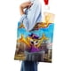 thumbnail image 4 of Top Cat Bolso de tela con estampado de lienzo para mujer, bolsa de compras reutilizable y estética, con cremallera interior, regalo para mujer,38*45cm., 4 of 6