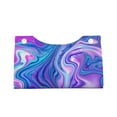 thumbnail image 2 of Fuzoiu Swirl Blue And Purple Print Tissue Box Cover, PU Leather Tissue Holder,Decorative Facial Paper Organizer for Bathroom Living Room Bedroom Countertop Office Desk Car Home, 2 of 7