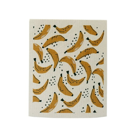 

Kitchen Cleaning Cloth Bowls Washing Towel Dishes Wash Rag Kitchens Tools Household Absorbent Dish Cloths with Lovely Patterns Banana