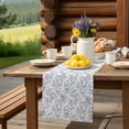 thumbnail image 6 of Table Runner Flower Table Decoration for Kitchen Dinning Floral Tree Branch Gray Table Decoration for Indoor Outdoor Party Wedding Decor 13x90 Inch, 6 of 7