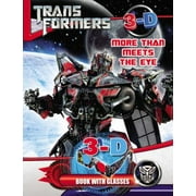Transformers More than Meets the Eye: 3D Book with Glasses, Used [Paperback]