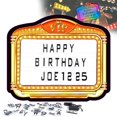 thumbnail image 1 of Letrero LED con forma de carta para servicio de botellas VIP, 1 of 7