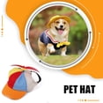 thumbnail image 4 of Sombrero de hélice de algodón Methold para mascotas colorido a prueba de sol transpirable Naranja, 4 of 6