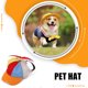 thumbnail image 4 of Sombrero de hélice para mascotas colorido desmontable Greeniant Suministros para perros Naranja, 4 of 6