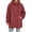 Hot Pink, variant on QIYAGBSA Sherpa Fleece Jackets for Women Stand Collar Full Zip Oversized Fuzzy Plush Long Sleeve Coats with Pockets Fall Winter Warm Outerwear