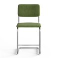thumbnail image 5 of Pemberly Row Velvet Counter Height Stool (Set of 2) in Forest, 5 of 5