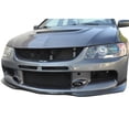 thumbnail image 2 of Ikon Motorsports Compatible with 06-07 Mitsubishi Lancer EVO 9 IX ART Style Front Bumper Lip Carbon Fiber CF, 2 of 3