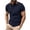 Navy, variant on SELONE Tshirts for Men Short Sleeve Shirt Collared Summer Casual Shirts Buttons Classic Performance Tops Gray 3XL