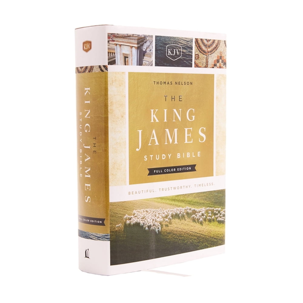 The King James Study Bible, Hardcover, Full-Color Edition (Hardcover ...